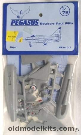 Pegasus 1/72 Boulton-Paul P111A (P-111a), 017 plastic model kit